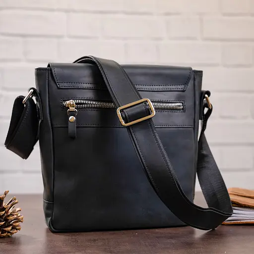 Сумка кожаная мужская SHVIGEL 22,5х23х5 см sum0012473 - фото 9