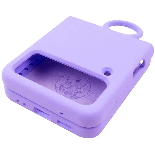 Чехол Foldables Silicone Cover Lakshmi AAA для Samsung Galaxy Z Flip4 Сиреневый / Dasheen - фото 5