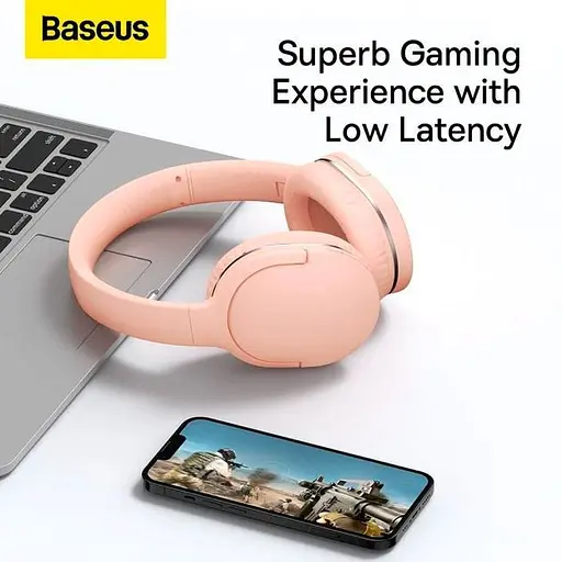 Навушники Baseus Encok Wireless Headphone D02 Pro Pink (NGD02-C04) [93422] - фото 6