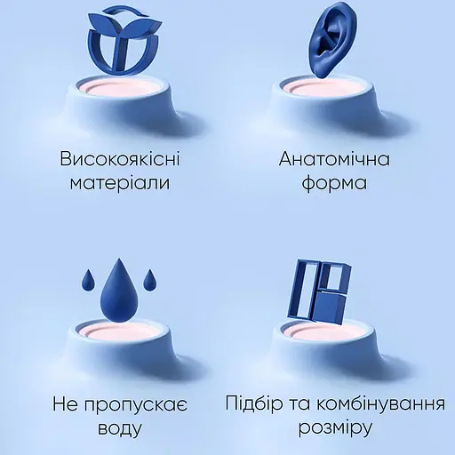 Беруши Renvo Light Pro Синий Уни (2SCL140-04) - фото 4