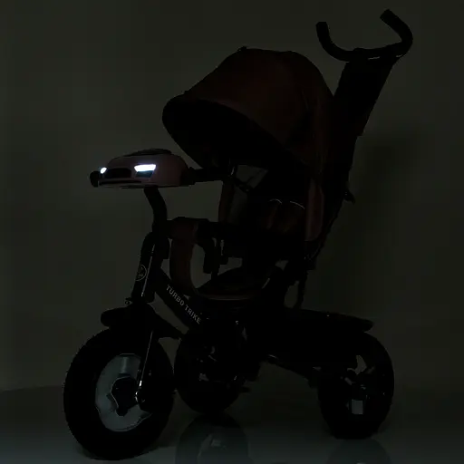 Триколісний велосипед Turbo Trike MT 1006-6 з музичною панеллю світловими ефектами та м'яким сидінням - фото 10