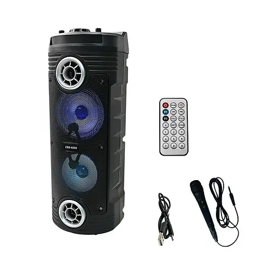 Портативна акустична колонка ZQS-6208 Bluetooth Speaker - фото 3