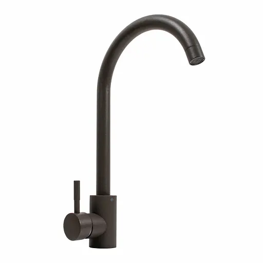 Змішувач для кухні Platinum 56 B NESP (3008 А) Темна скеля Чорний - фото 1