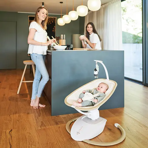 Шезлонг-гойдалка Babymoov Swoon Hoop Sand (A055022) - фото 20