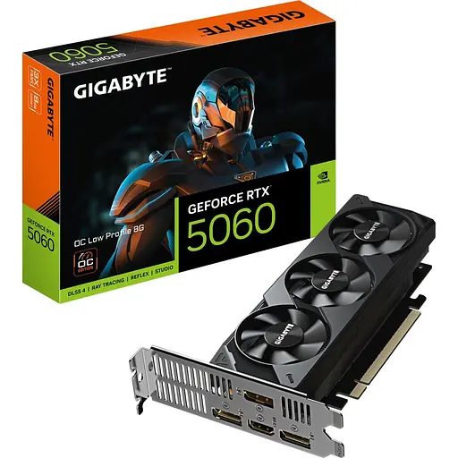 Відеокарта Gigabyte GeForce RTX 5060 OC Low Profile 8GВ (GV-N5060OC-8GL) EU [133904]