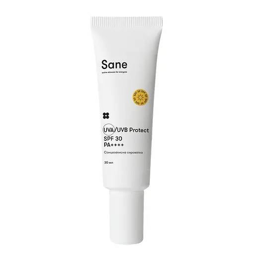 Солнцезащитная сыворотка Sane SPF30 для лица 30 мл