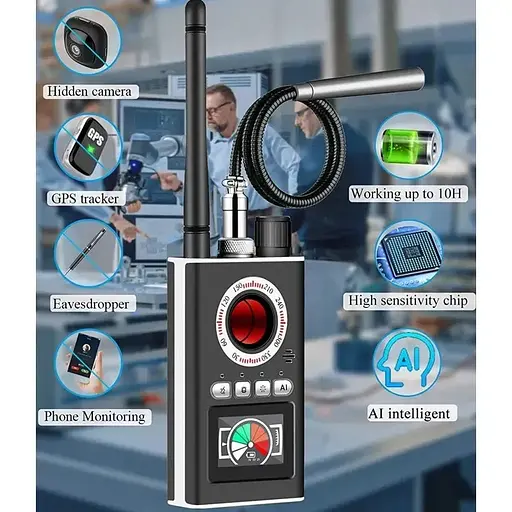 Детектор EVKVO K-88 жучков и скрытых камер с функцией поиска магнитов - фото 5