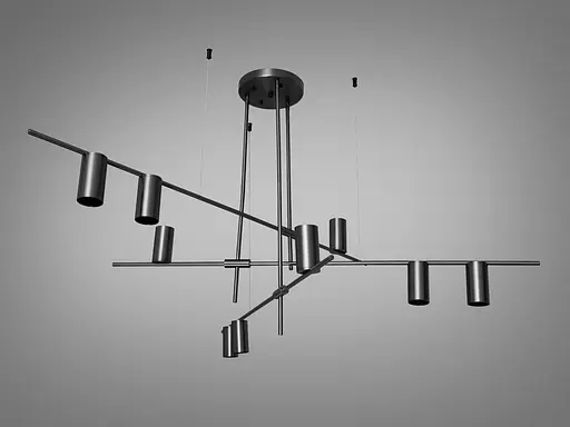 Шедевральна, високоефективна, добірна люстра в стилі Loft на 9 ламп, колір - фото 1