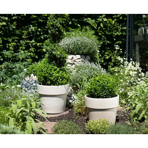 Вазон керамічний Spang Calima 31x28 см граніт (1055659) - фото 3