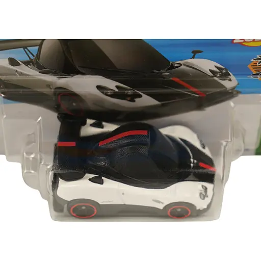 Базова машинка Hot Wheels Exoticars Pagani Zonda Cinque чорно-біла (5785) JJH34-N52 - фото 2
