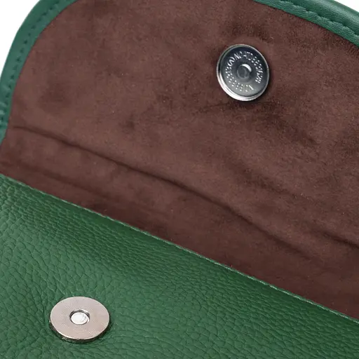 Компактная женская кожаная сумка Vintage с полукруглым клапаном 20.5х14х8.5 см sum0029048 - фото 6