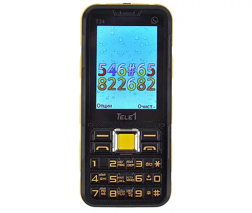 Захищений телефон Land Rover T34 ( Tele 1) 2 200мАг Yellow - фото 1