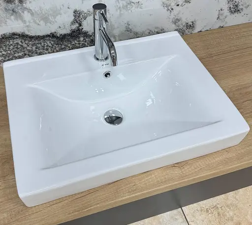 Умивальник VBI Bagnara 70 white врізний VBI-018063, Білий - фото 3