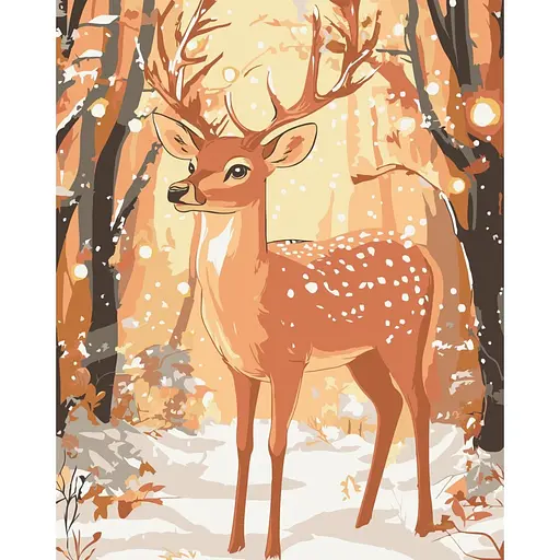 Картина по номерам "Лесной король" 11580-AC 40х50 см