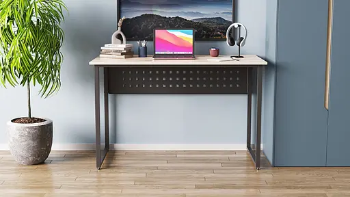 Компьютерный стол Ferrum-decor Майк 75x100x60 черный ДСП Дуб Сан-Марино 16мм (FRD-103850)