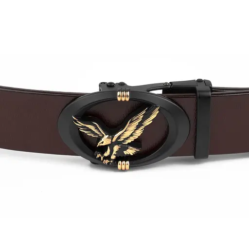 Ремінь шкіряний Vintage чоловічий 115х3,4 см acs0014810 - фото 4