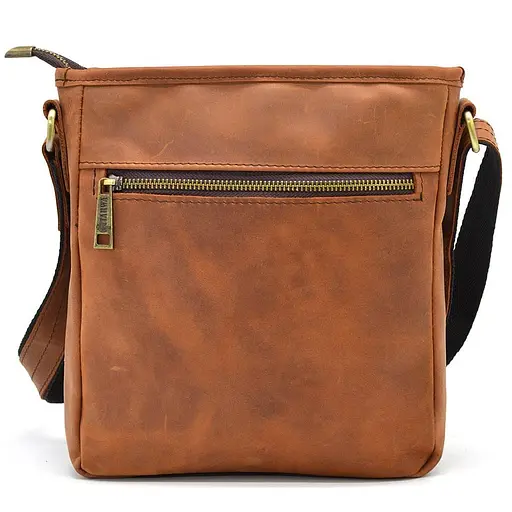 Мужская кожаная сумка мессенджер TARWA 22х25.5х3.5 см sum0028300 - фото 4