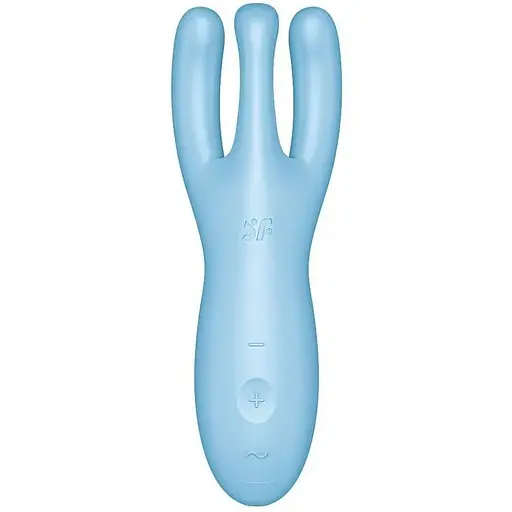 Кліторальний смарт вібратор Satisfyer Threesome 4 Blue