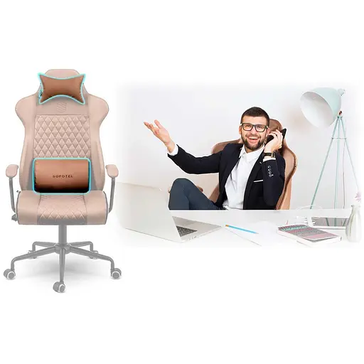 Офисное кресло Sofotel Werona 2582 Brown - фото 9