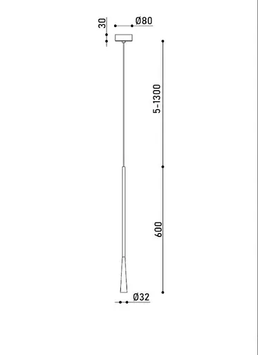 Светильник подвесной KLOODI DECO PE-SURMA600 7W 3K WH - фото 2