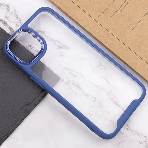Чохол Epik TPU+PC Lyon Case для Apple iPhone 13, 6.1 Blue - фото 5
