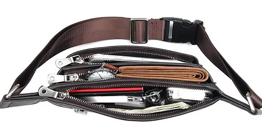 Чоловіча шкіряна сумка Vintage 25х13,5х3 см sum0012273 - фото 7