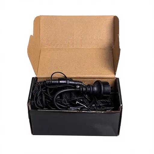 Новорічна гірлянда вулична Бахрома GarlandoPro 6 м 105 LED чорний провід мультиколор 6МBML - фото 4