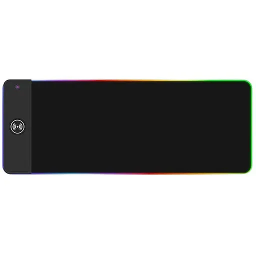 Килимок для миші з бездротовою зарядкою Wireless Charging 300 мм / 800 мм / 4 мм чорний