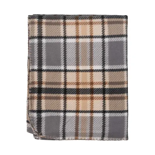 Плед Ardesto Fleece 100% полиэстер клетка серый 130 x 160 см (ART0721PB) - фото 3