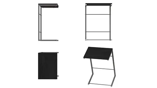 Столик Терри 650x440x330 Серый металл ДСП Сосна Кембра 16мм FRD-104664 - фото 3