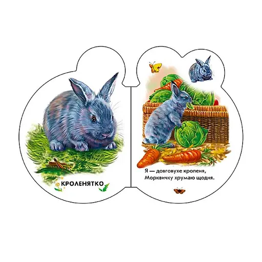 Картонна книжечка для найменших Малюки: У дворі 411015 аудіо-бонус - фото 3