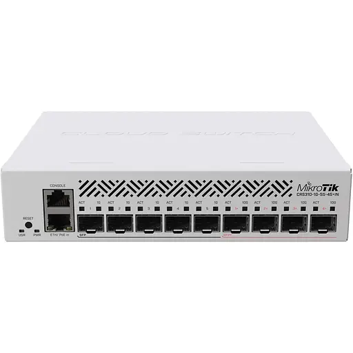 Комутатор MikroTik CRS310-1G-5S-4S+IN