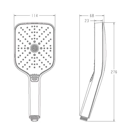 Ручний душ Koer KP-0412-01 3 функції KR5416, Хром - фото 3