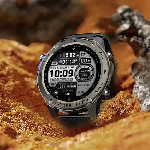 Умные часы Lemfo DM56 со встроенным GPS Черный - фото 5
