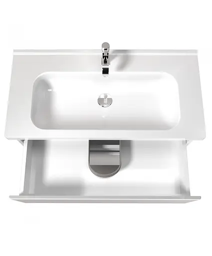 Тумба Мойдодир Палермо 90-U з умивальником ID-90 Білий - фото 6