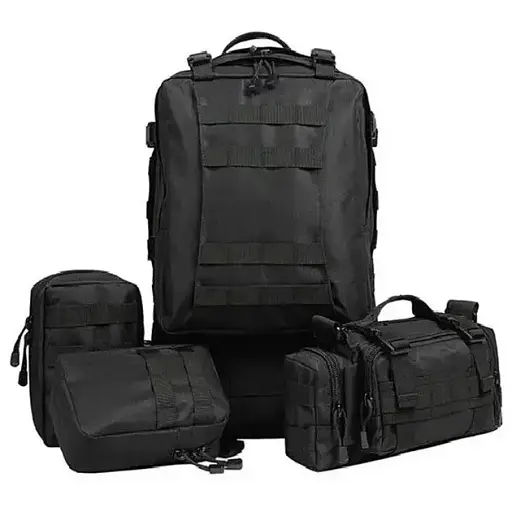 Рюкзак тактический с подсумками Digital Eagle B08 55 литр / Военный, штурмовой / Армянский Оливковый - фото 2