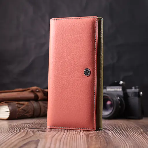 Кожаный женский кошелек ST Leather 18.5х9х3 см acs0028450 - фото 7