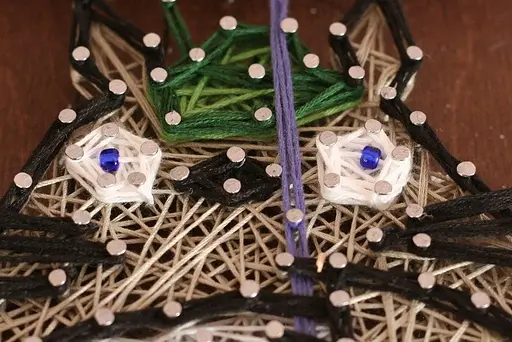 Набор стринг-арт «Тоторо» ABC-025 деревянная основа - фото 3