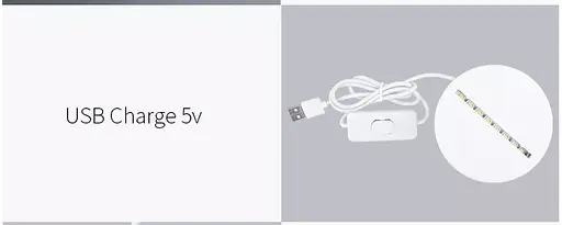 Світильник нічник 3D Ейфелева вежа, 5v USB - фото 2