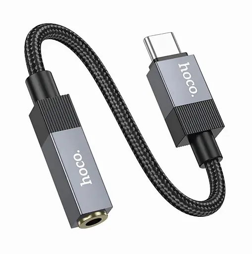 Цифровий аудіо перехідник Hoco UPA32C з USB Type-C на 3.5 мм для навушників - фото 3
