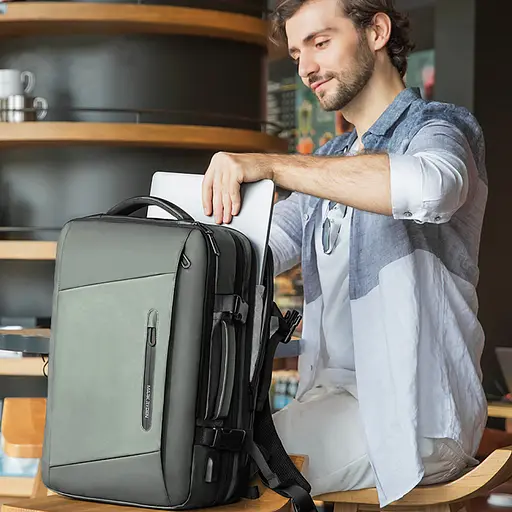 Рюкзак міський Mark Ryden 9299 20л з відсіком для ноутбука 17" і USB Gray (17585) - фото 7