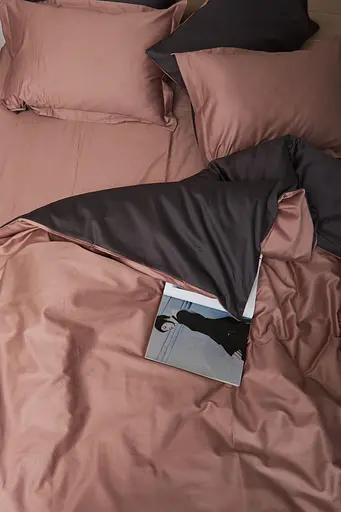 Комплект постельного белья Moon&Star полуторный евро 160х220 см наволочки 4х70х70 см Violet Satin Premium - фото 3