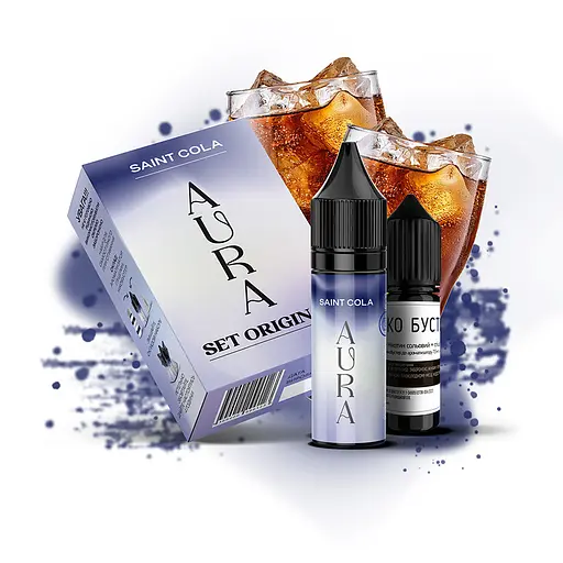 Набор компонентов для самозамеса солевой заправки Aura 30 мл Saint Cola Кола, 0-50 мг (17206)
