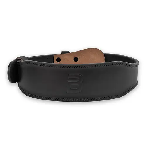 Пояс BiotechUSA Bodybuilding leather belt black M - фото 2