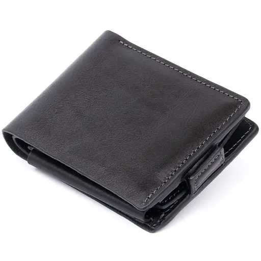 Мужской кожаный кошелек Grande Pelle 9х11.5х3 см acs0015038 - фото 2