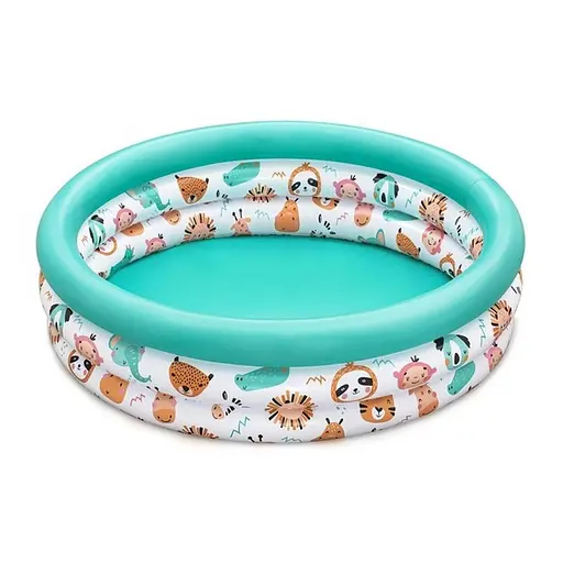 Дитячий круглийц басейн "Звірята" 51008-2 розмір 102х25 см