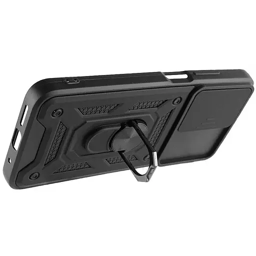 Чехол Ummi Camshield Serge Ring для Xiaomi Redmi 10 Черный - фото 3