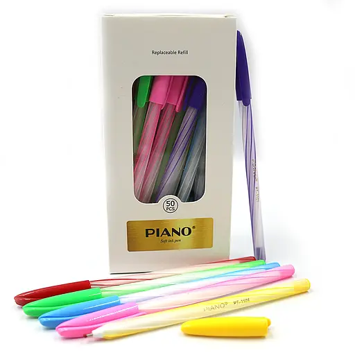 Ручка масляная Piano, синяя, 1101PT