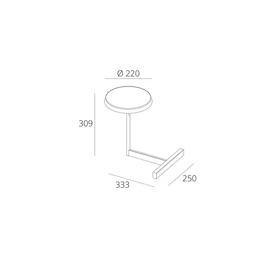 Настольная лампа Skarlat RTD3011 24W BK 4000K - фото 3