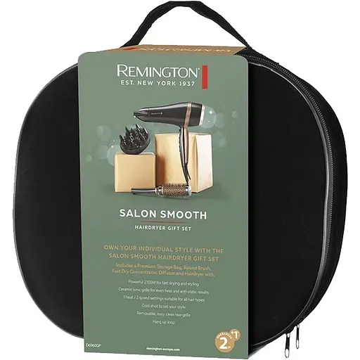 Фен Remington Salon Smooth D6960GP черный - фото 7